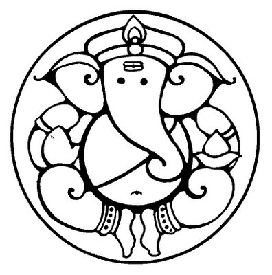 Ganesh Line Art