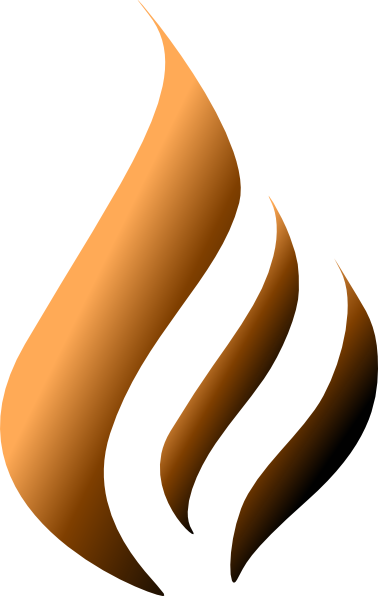 Maron Flame Logo Clip Art - vector clip art online ...