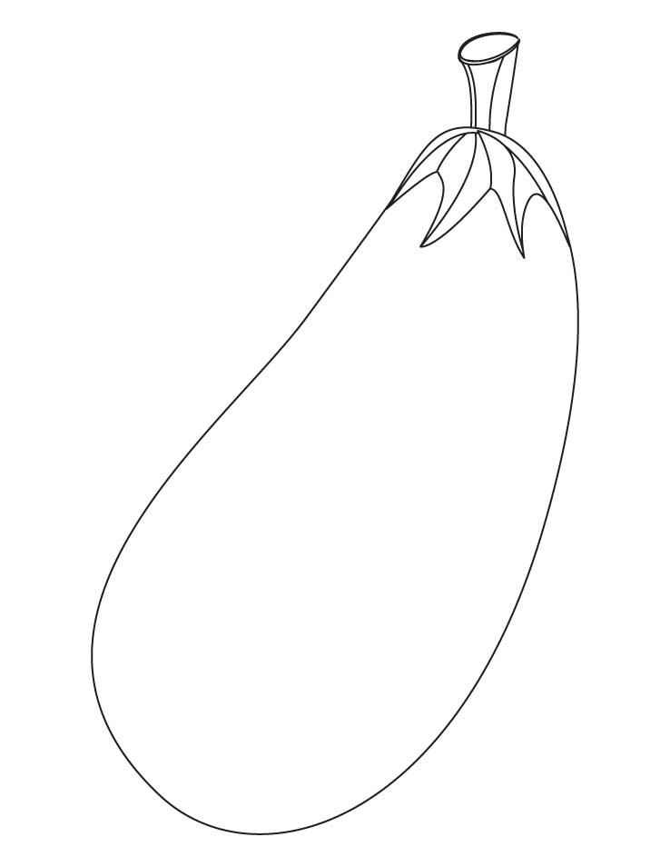 brinjal Colouring Pages