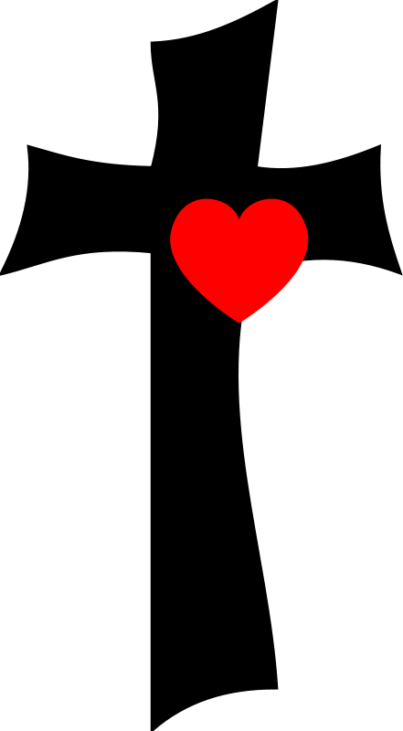 Heart And Cross Clipart