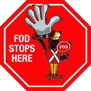 Fod Stops Here Stop Sign Floor Sign | Creative Safety Supply