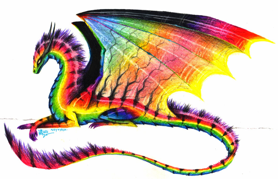 Art Trade: Rainbow Dragon. by Neytirix on DeviantArt