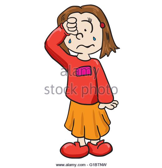crying girl clipart - photo #36