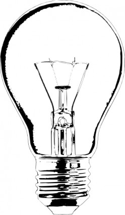 Lightbulb clip art Vector clip art - Free vector for free download