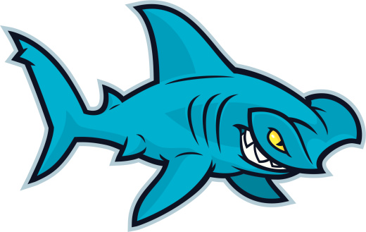 Hammerhead Shark Clip Art, Vector Images & Illustrations