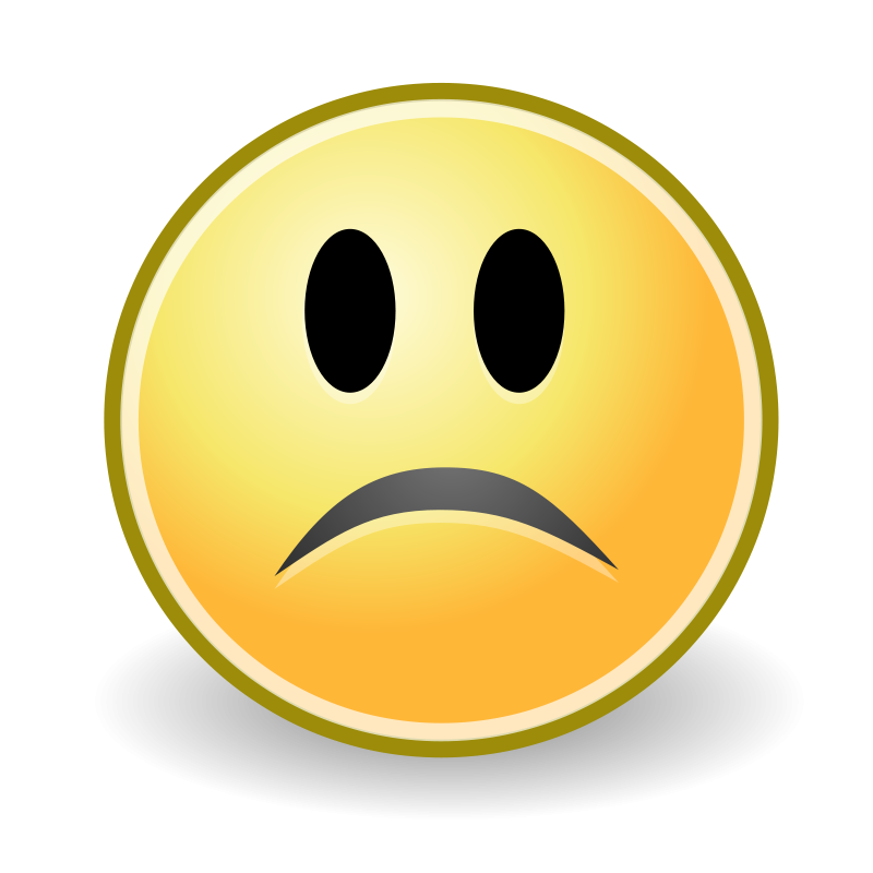Sad Face Emoticon Png - ClipArt Best