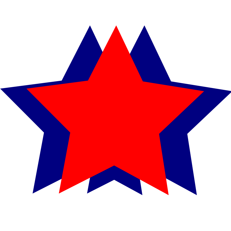Red White Blue Star Clip Art - Cliparts and Others Art Inspiration