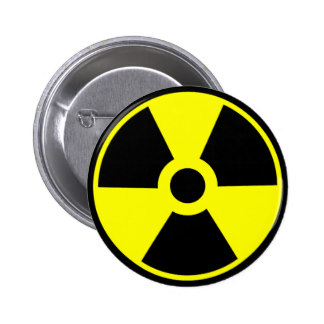 Radiation Symbol Buttons & Pins | Zazzle