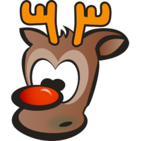 Silly Reindeer Clipart