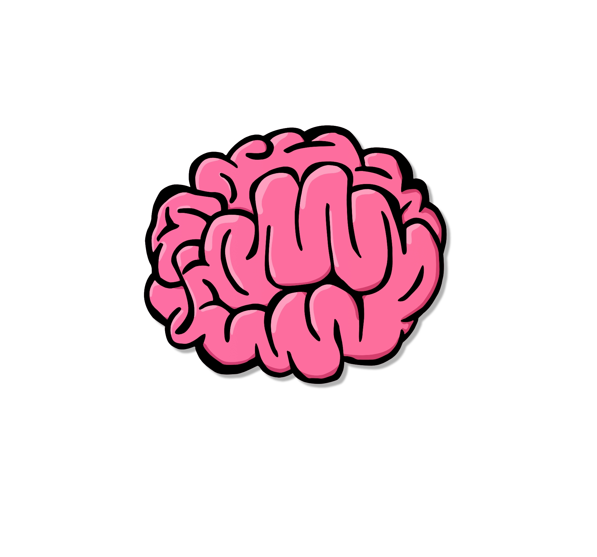 Brain clipart cartoon