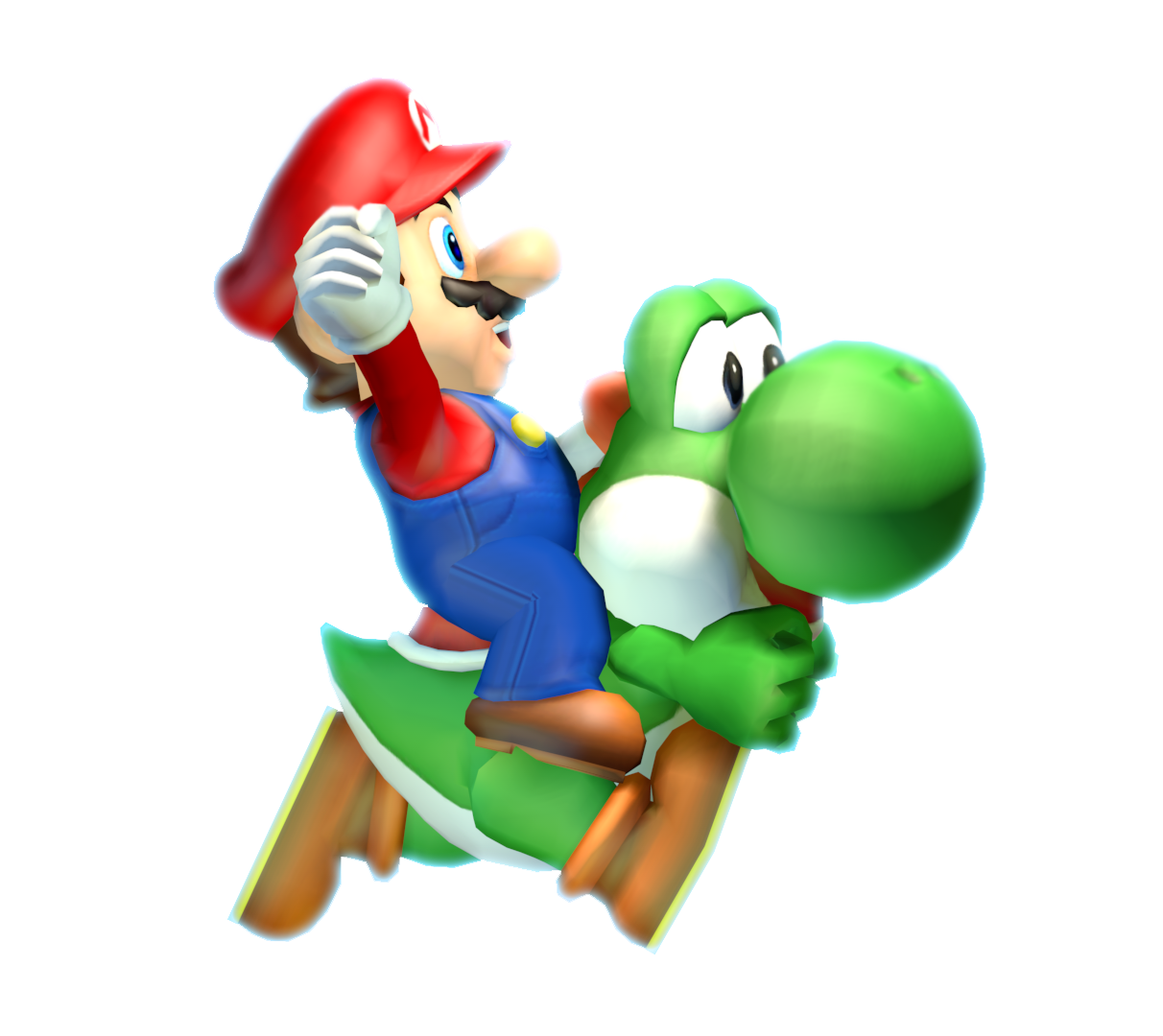 Cinema 4D Render] Ride on-a my Yoshi! by MaxiGamer on DeviantArt