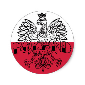 Polish White Eagle Stickers | Zazzle