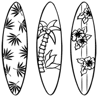 Featured image of post Surfboard Clipart Black Surfboard stock vectors clipart and illustrations