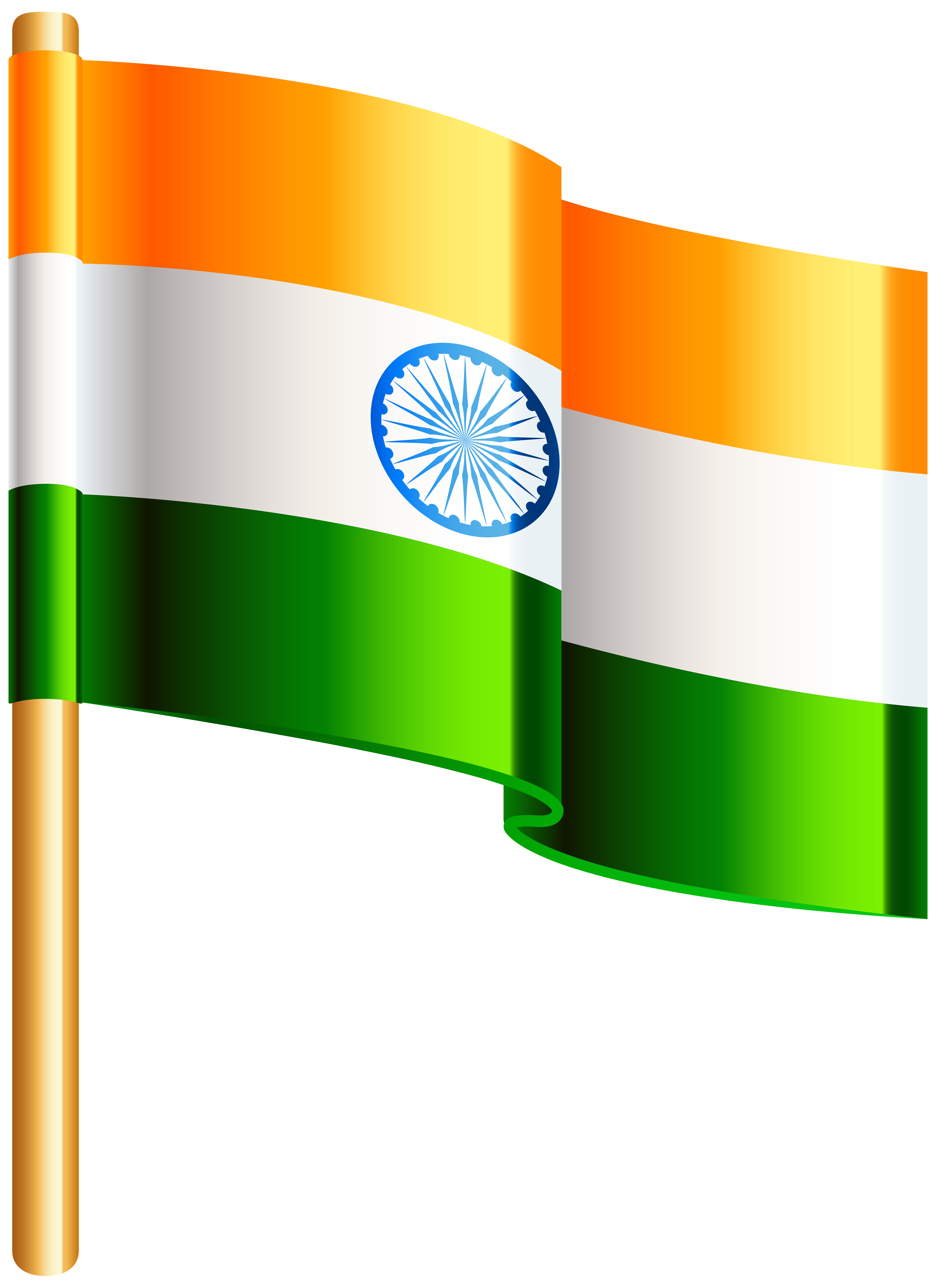 India Flag PNG Clip Art Image