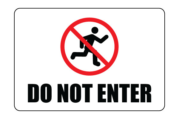 Printable Do Not Enter Sign Download Do Not Enter Signs Free PDF