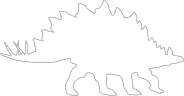 Stegosaurus Outline