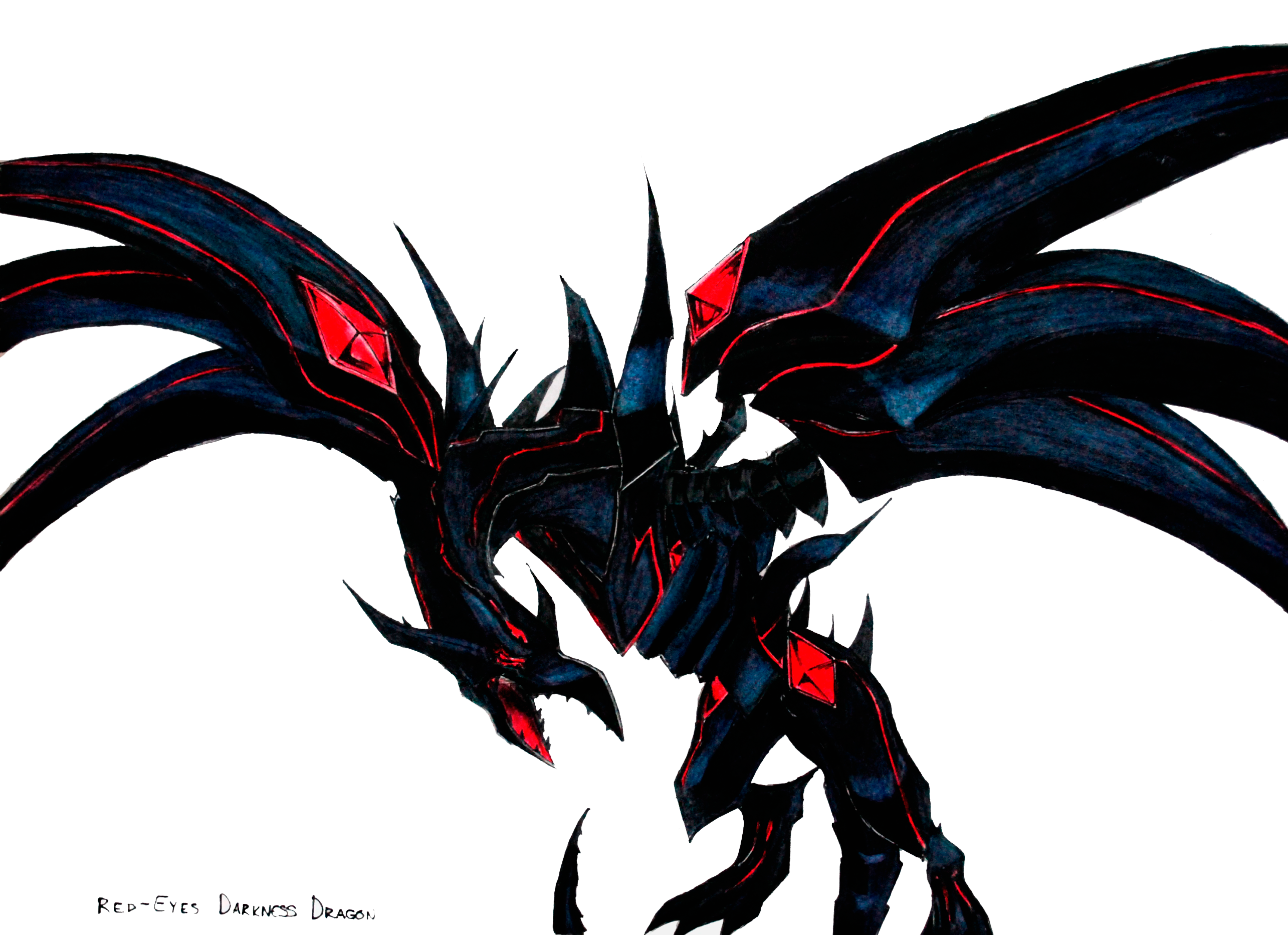 Red-eyes Darkness Dragon by GRAVEMIND1110 on DeviantArt