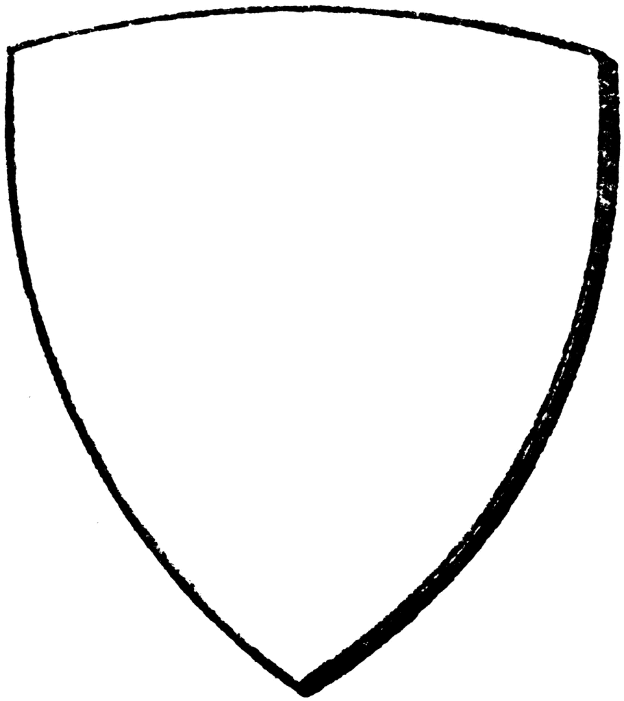 Blank Shield Clipart