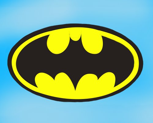 Step by Step How to Draw Batman Logo : DrawingTutorials101.com