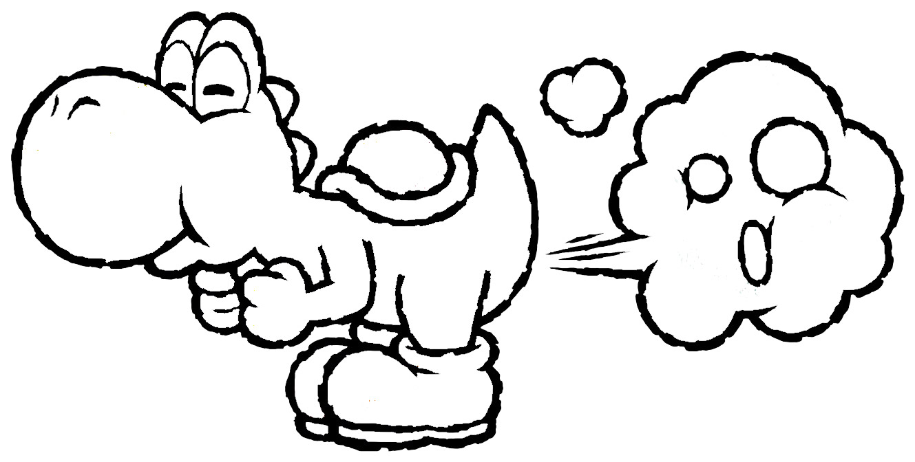 Free Printable Yoshi Coloring Pages For Kids   ClipArt Best ...