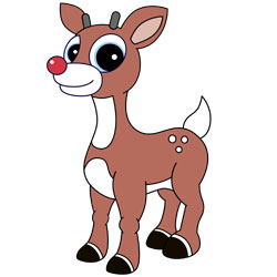 Rudolph the Red Nosed Reindeer Drawing Lesson