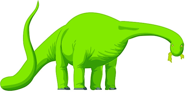 Apatosaurus (Brontosaurus) Clip Art - Dinosaur Pictures & Images ...