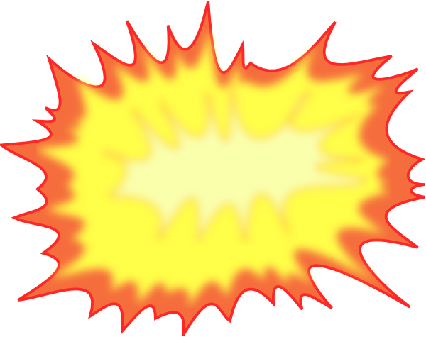 Comic Explosion clip art - vector clip art online, royalty free ...