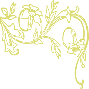 Gold Floral Swirl clip art - vector clip art online, royalty free ...