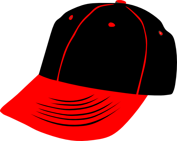 Red Black Hat clip art - vector clip art online, royalty free ...