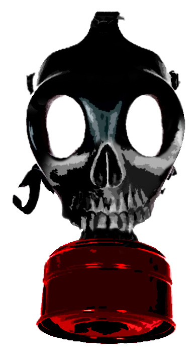 Skull Gas Mask Art Print Landon Armstrong Society - quoteko.