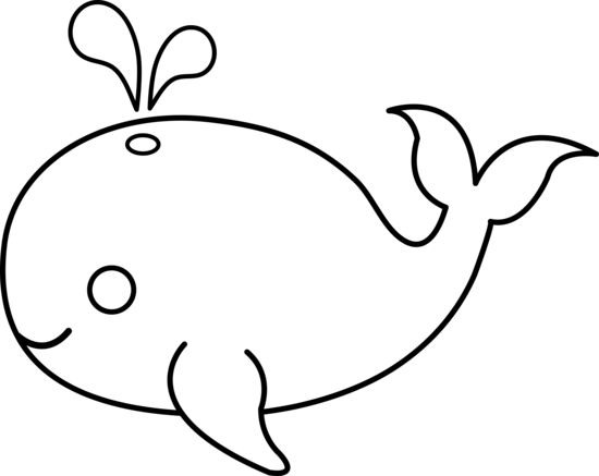 sea animals clipart black and white - photo #18