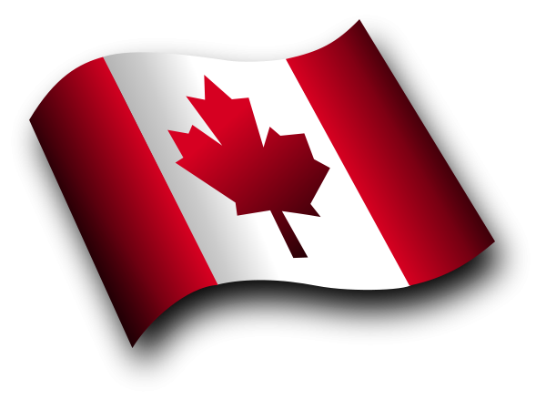 Canadian Flag 3 medium 600pixel clipart, vector clip art ...