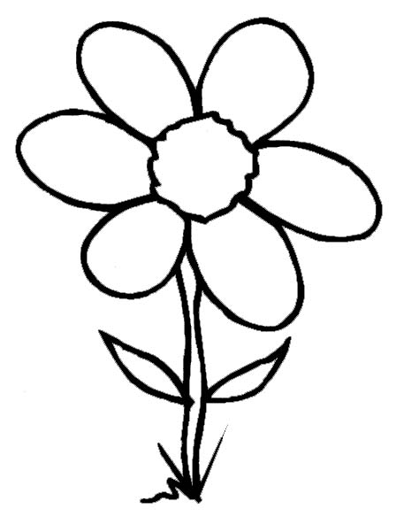 spring clip art coloring pages - photo #39