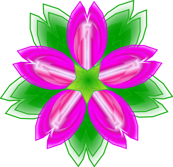 Flower 28 clip art - vector clip art online, royalty free & public ...