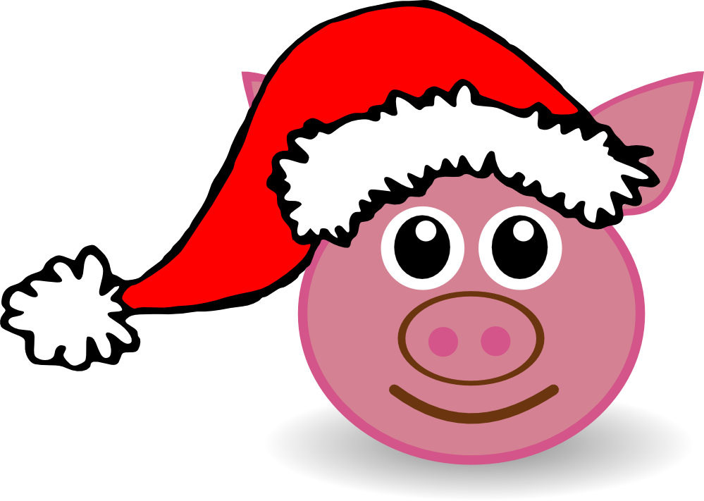 Clip Art: palomaironique pig face cartoon pink ...