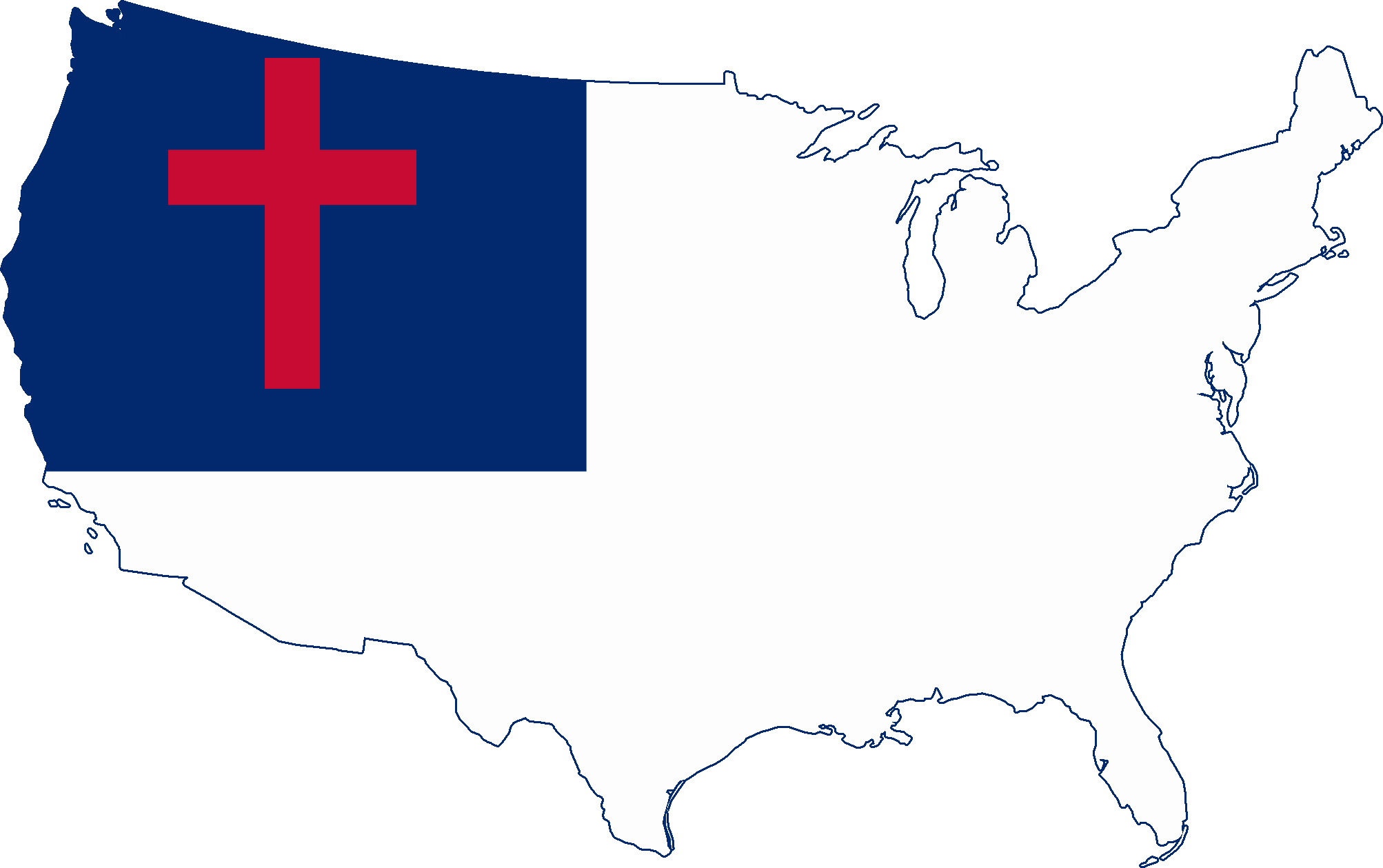 The Christian Flag Picture Pledge To