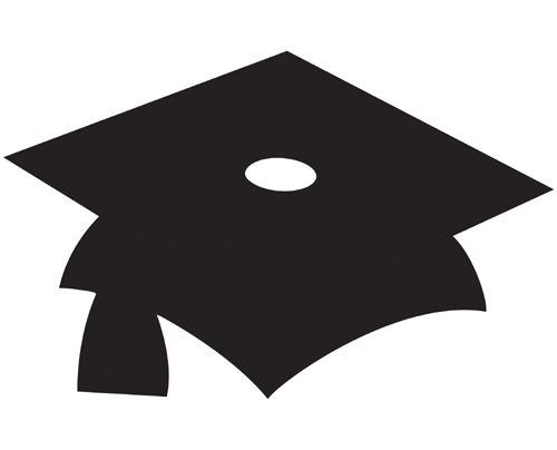 Graduation Cap Cutouts - ClipArt Best