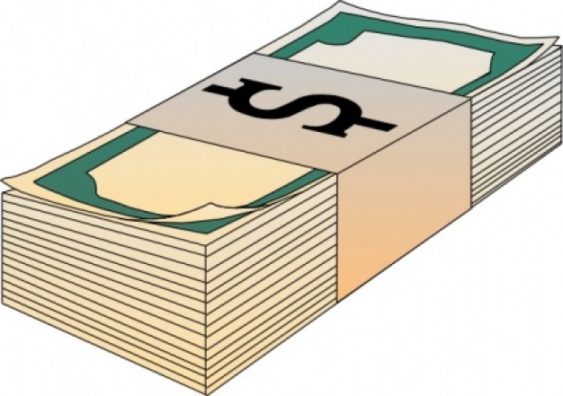 Stack Of Bills Money clip art | Download free Vector
