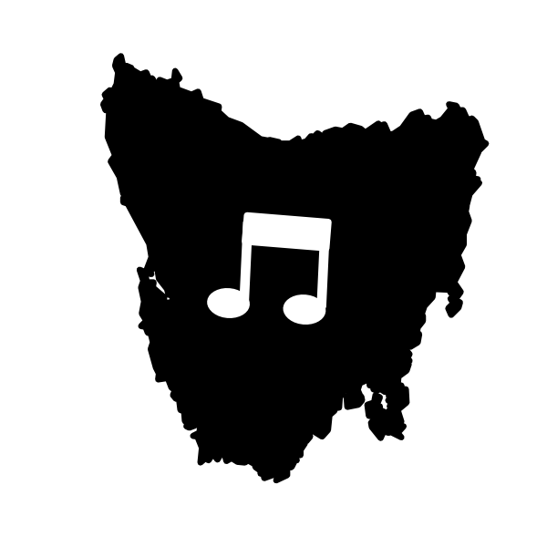 Tasmania Music Notes White Background clip art - vector clip art ...