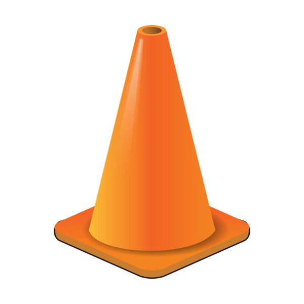 12 inch Orange Traffic Cone