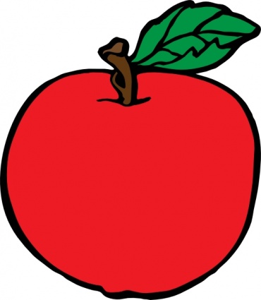 Red Apple Clip Art - Tumundografico