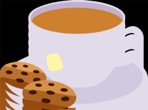 Cup Tea Cookies Clip Art - vector clip art online ...
