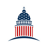 Vector Capitol building icon" Stock image and royalty-free vector ...