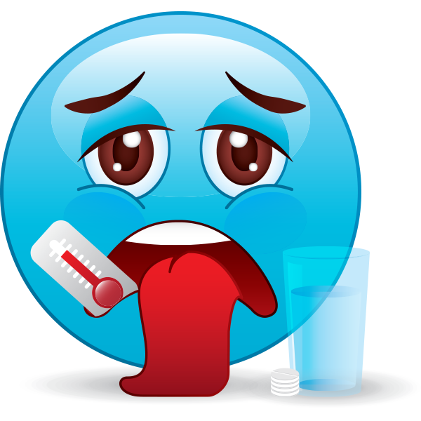Sick as a Dog - Facebook Symbols and Chat Emoticons