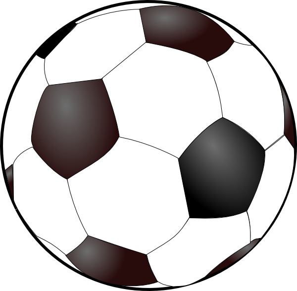 Soccer Clip Art Black And White - Free Clipart Images
