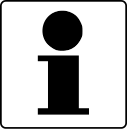 Information symbol clip art