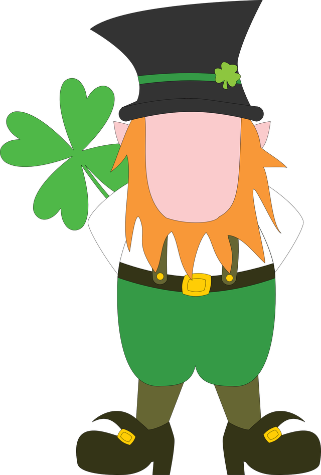 Free cute leprechaun faces clipart - ClipartFox