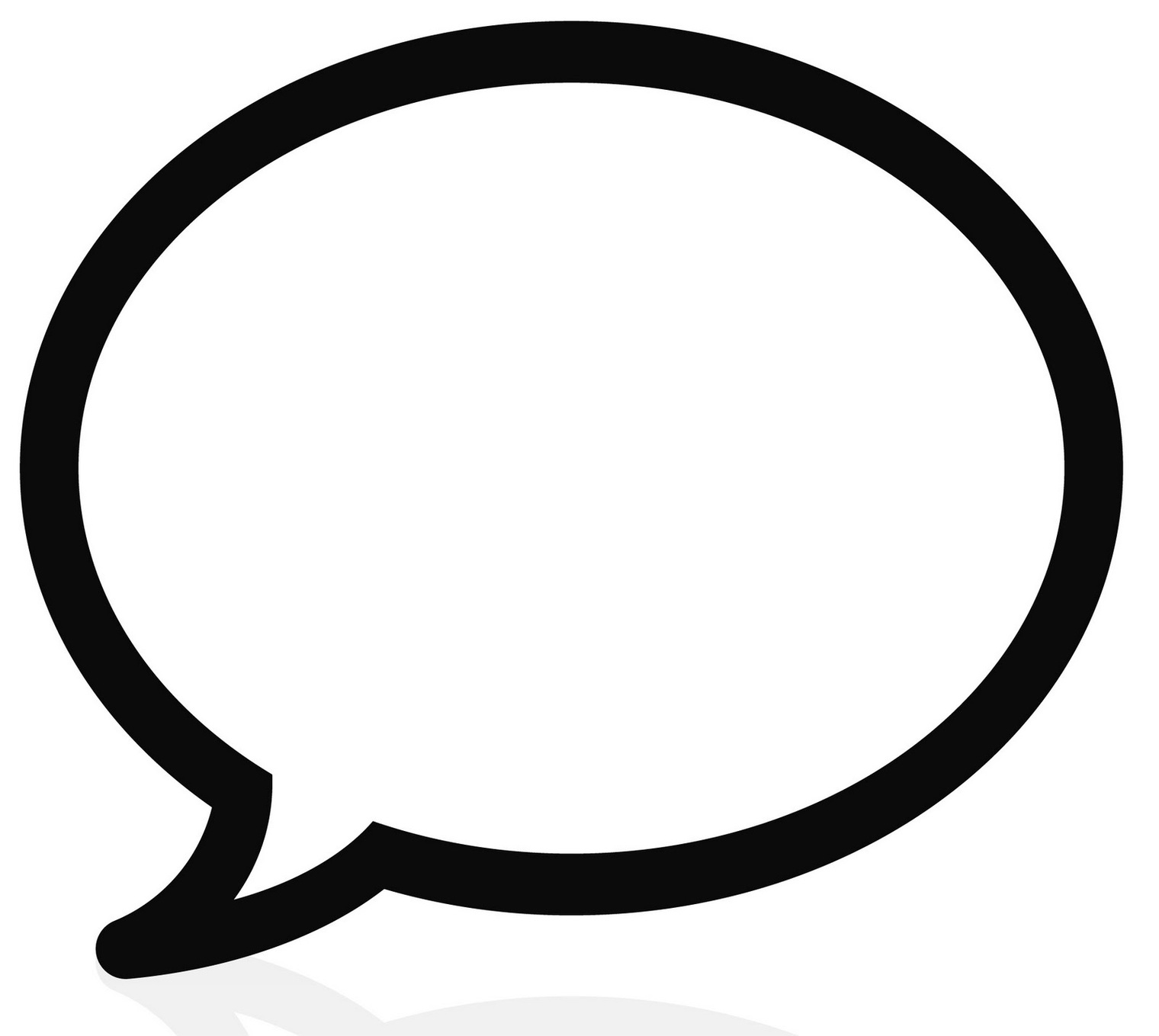 Speech Bubble Writing Template Clipart - Free to use Clip Art Resource