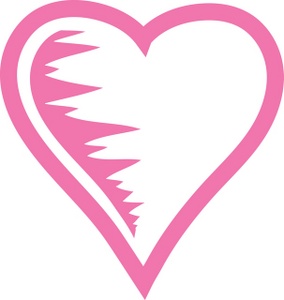Heart Clipart Image - Pink Heart Graphic