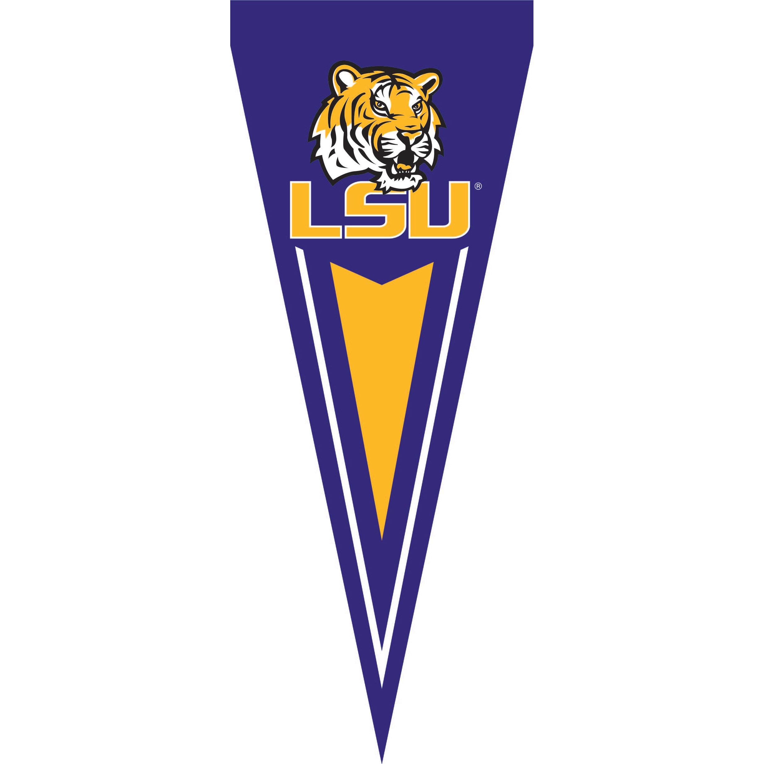 LSU Tigers Yard Pennant - PTLSU